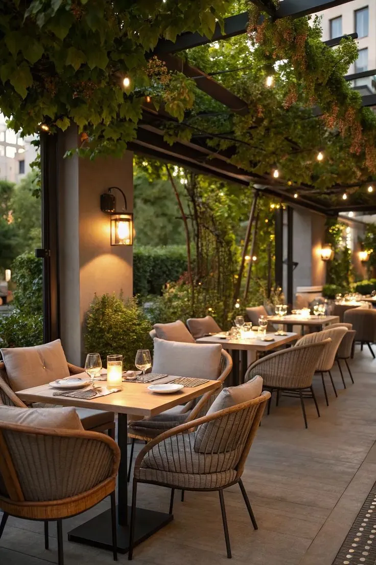 Terrasse du restaurant